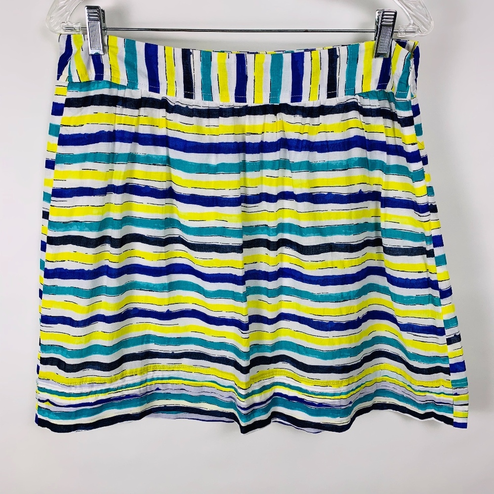 Ann Taylor Loft Stripe Skirt Size 4 A-Line